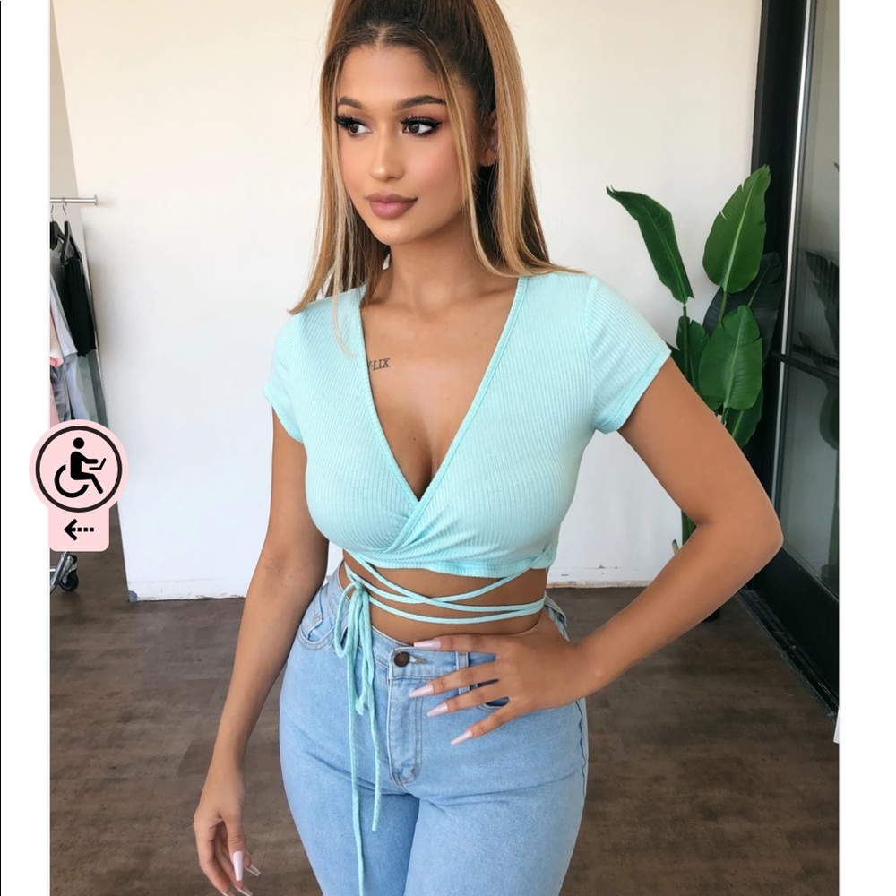 Short Sleeve Top(Mint)
